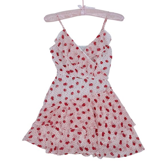 Jopna Pants - Jopna Cottagecore Strawberry Print Darling Whimsical Soft Girl Croquette Romper